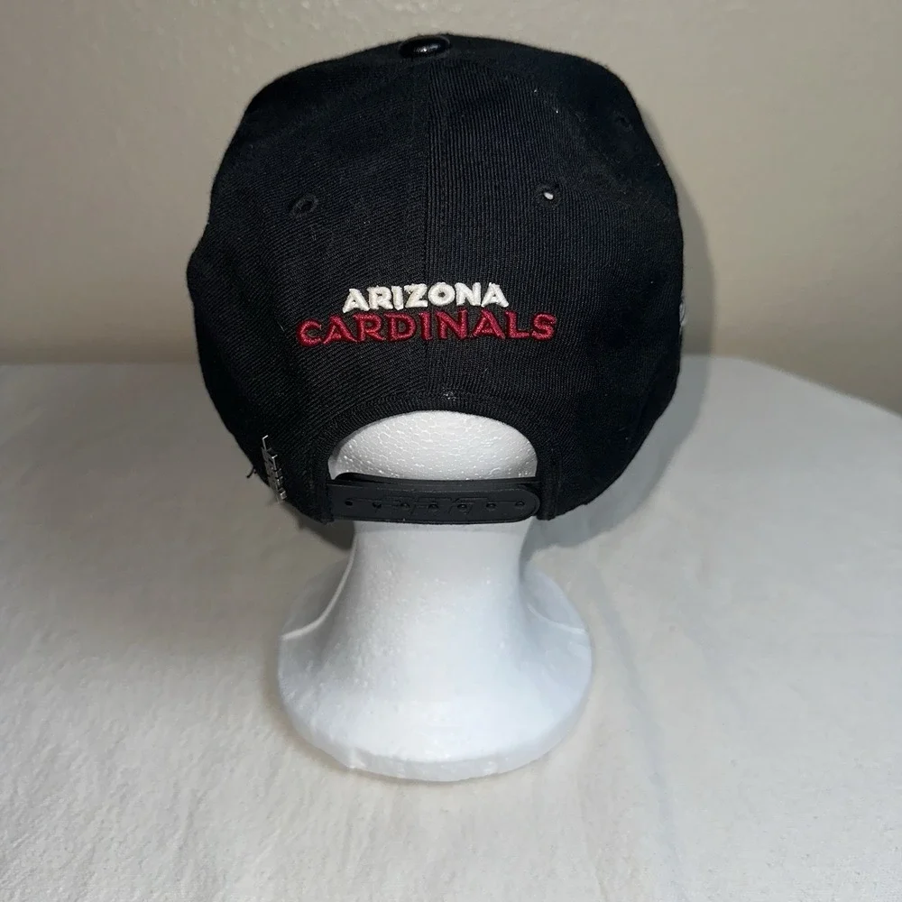Arizona Cardinals Pro Standard Stacked Logo Black Snapback NFL Luxury Collection